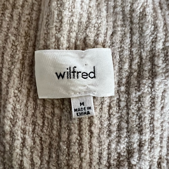 Wilfred cream v neck sweater dress size medium - Picture 2 of 4